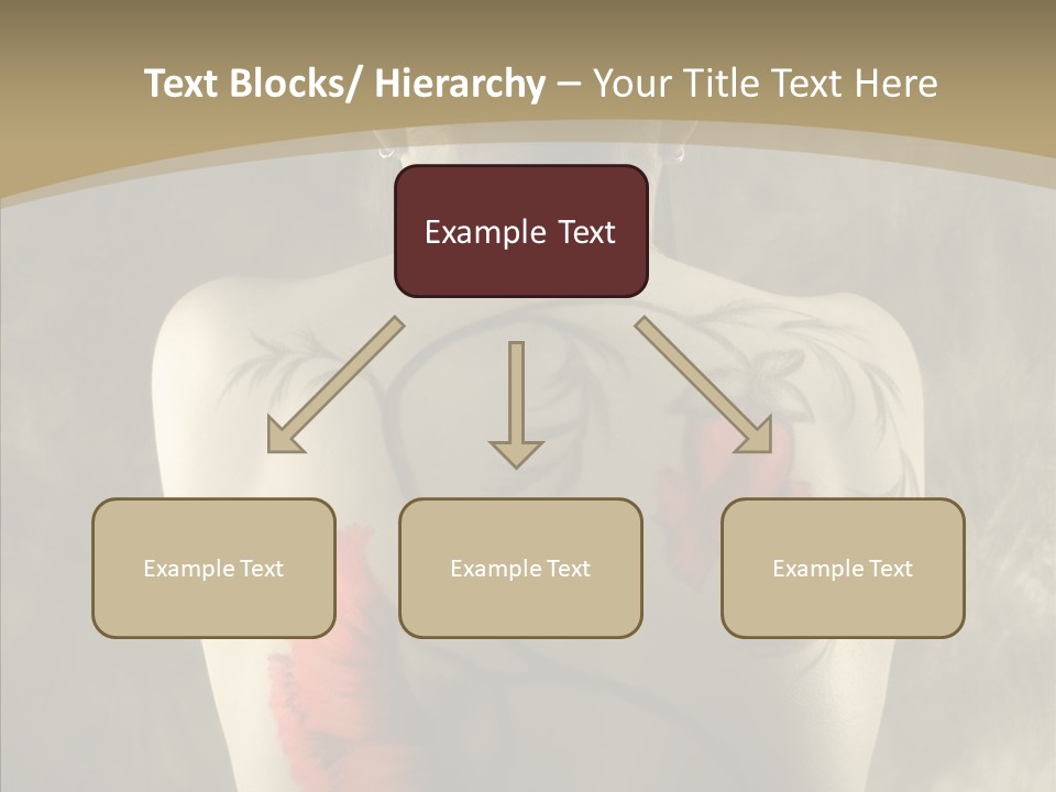 Girl Korea Chinese PowerPoint Template