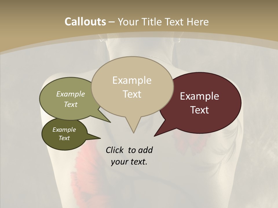 Girl Korea Chinese PowerPoint Template