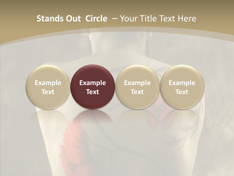 Girl Korea Chinese PowerPoint Template