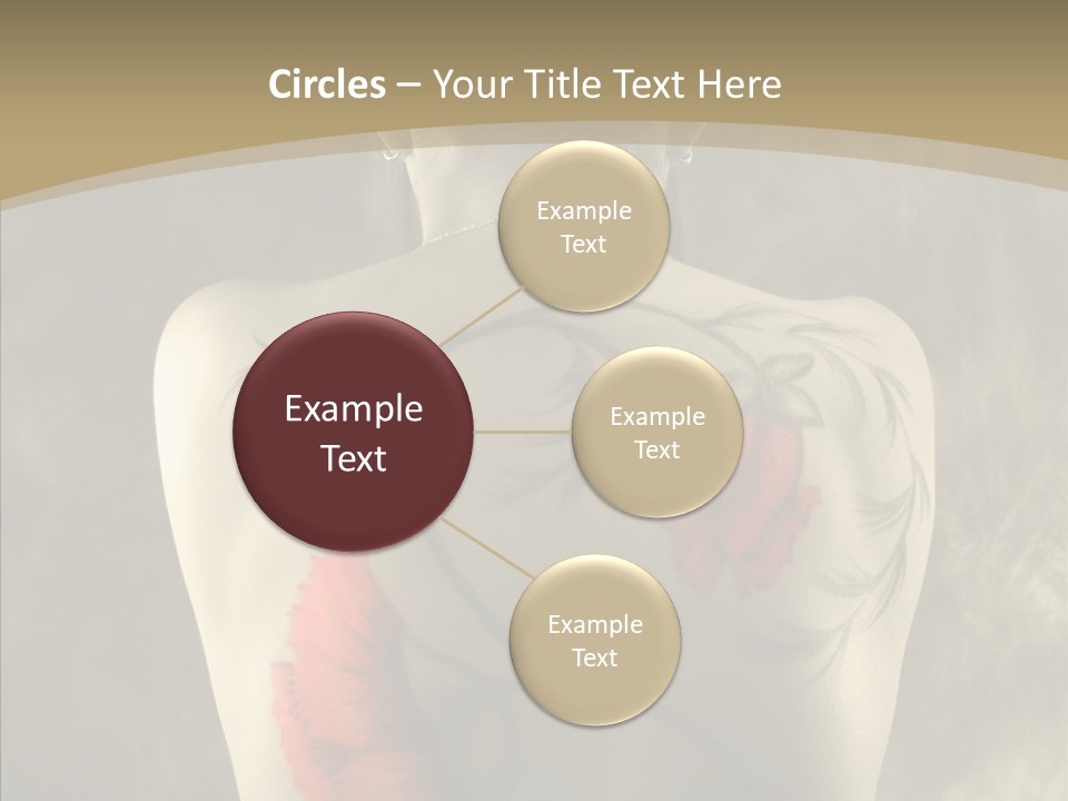 Girl Korea Chinese PowerPoint Template