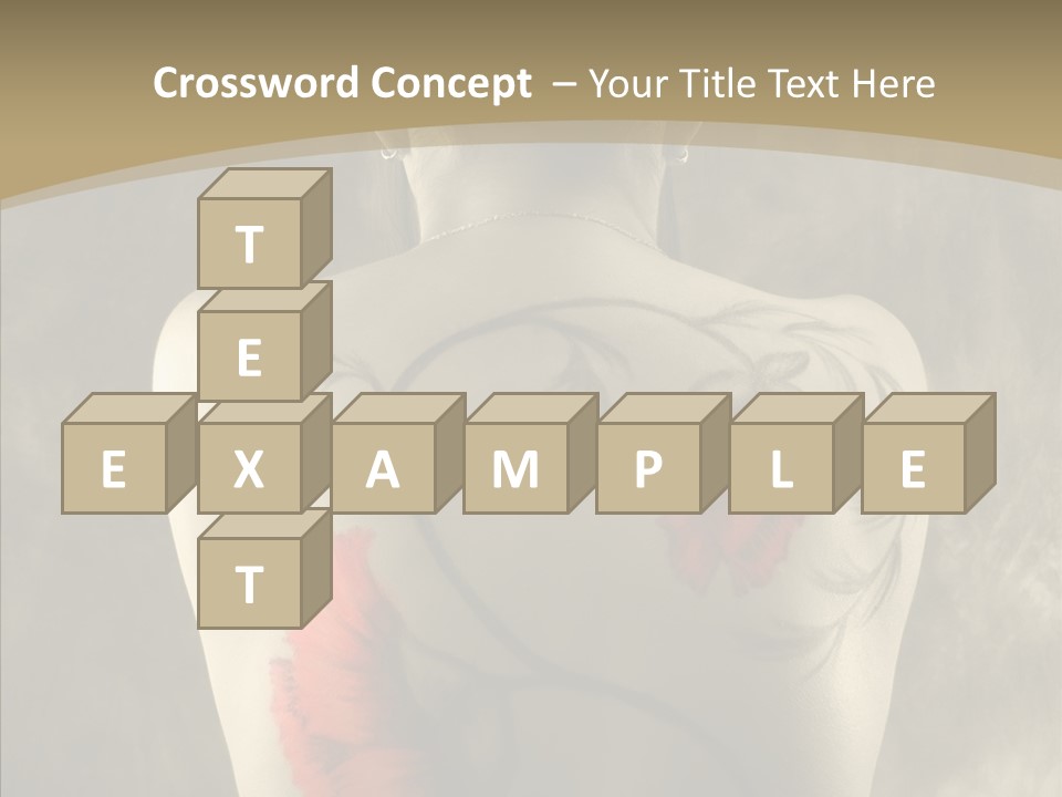 Girl Korea Chinese PowerPoint Template