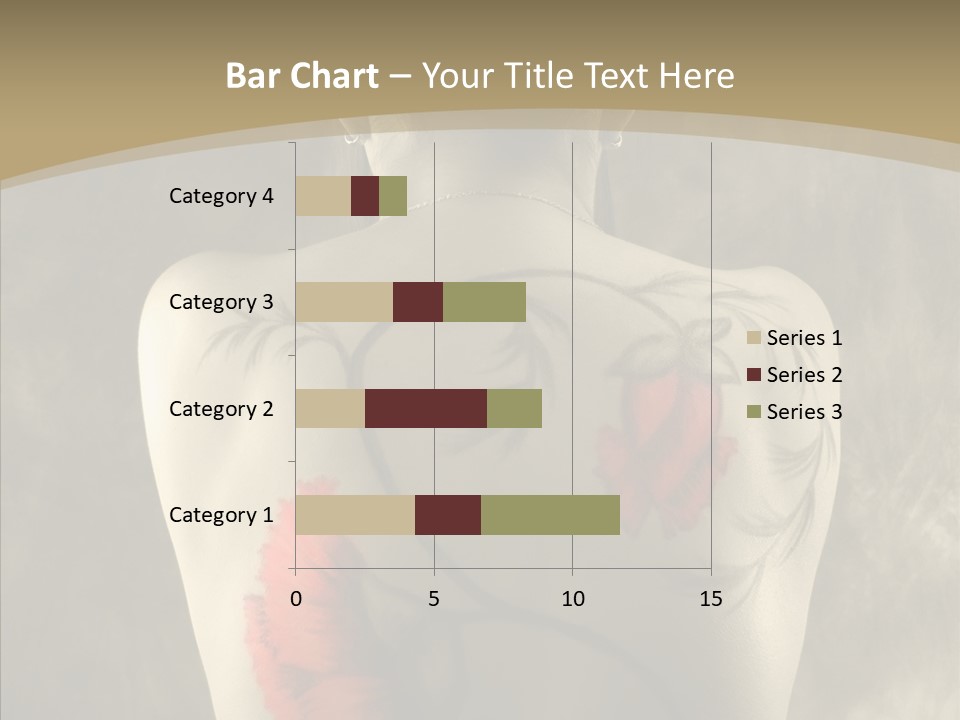 Girl Korea Chinese PowerPoint Template