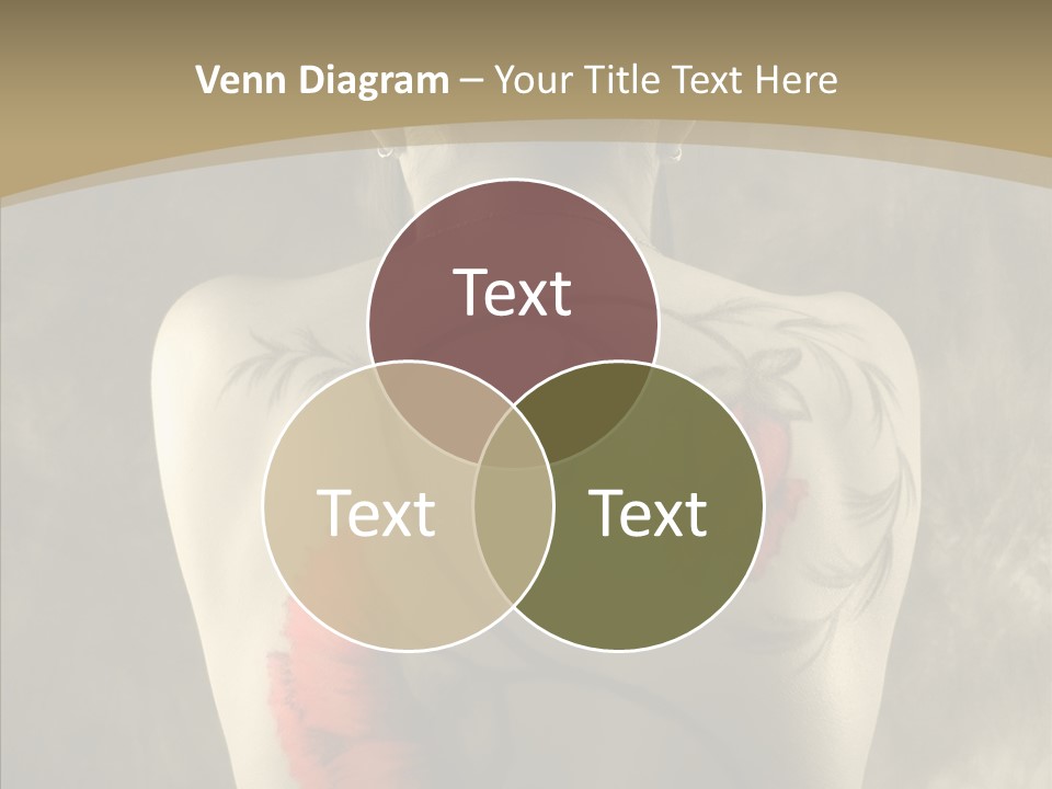 Girl Korea Chinese PowerPoint Template