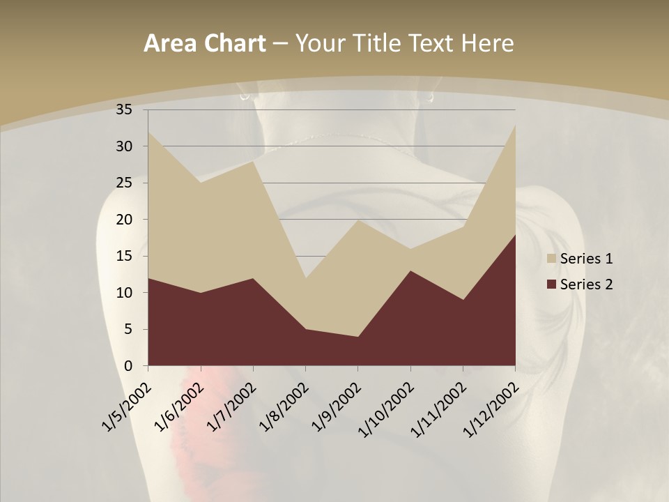 Girl Korea Chinese PowerPoint Template