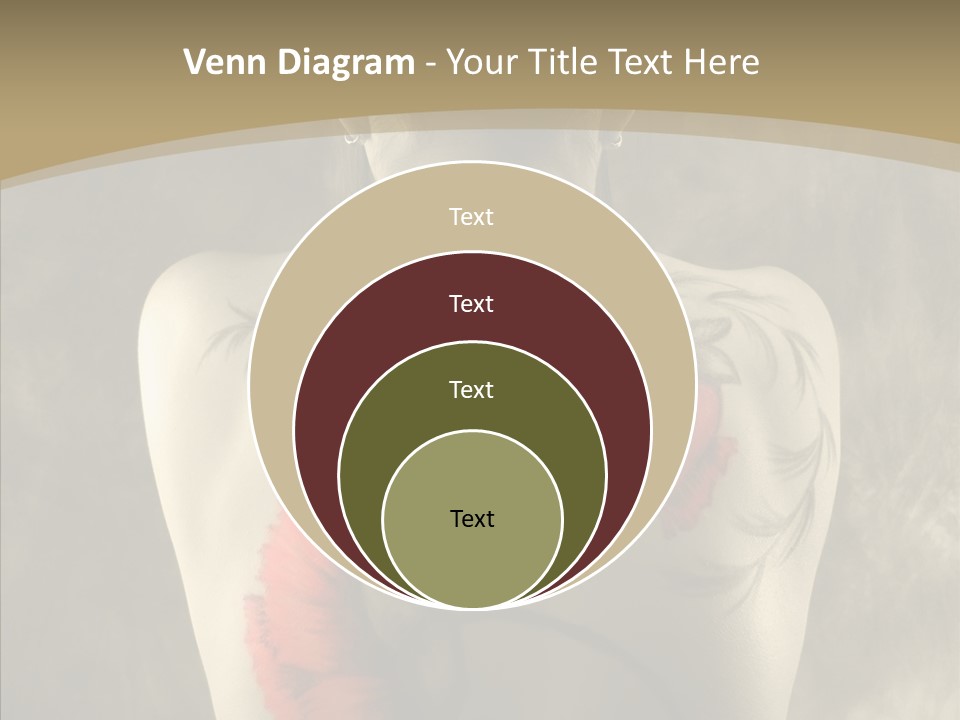 Girl Korea Chinese PowerPoint Template