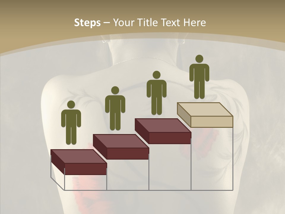 Girl Korea Chinese PowerPoint Template