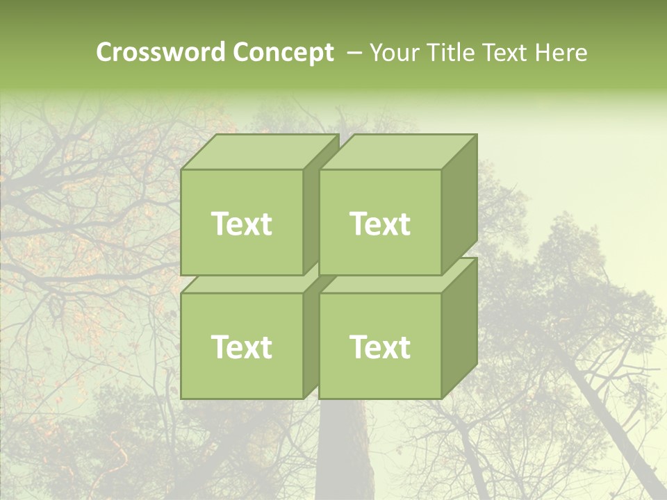 Forest Tree Landscape PowerPoint Template