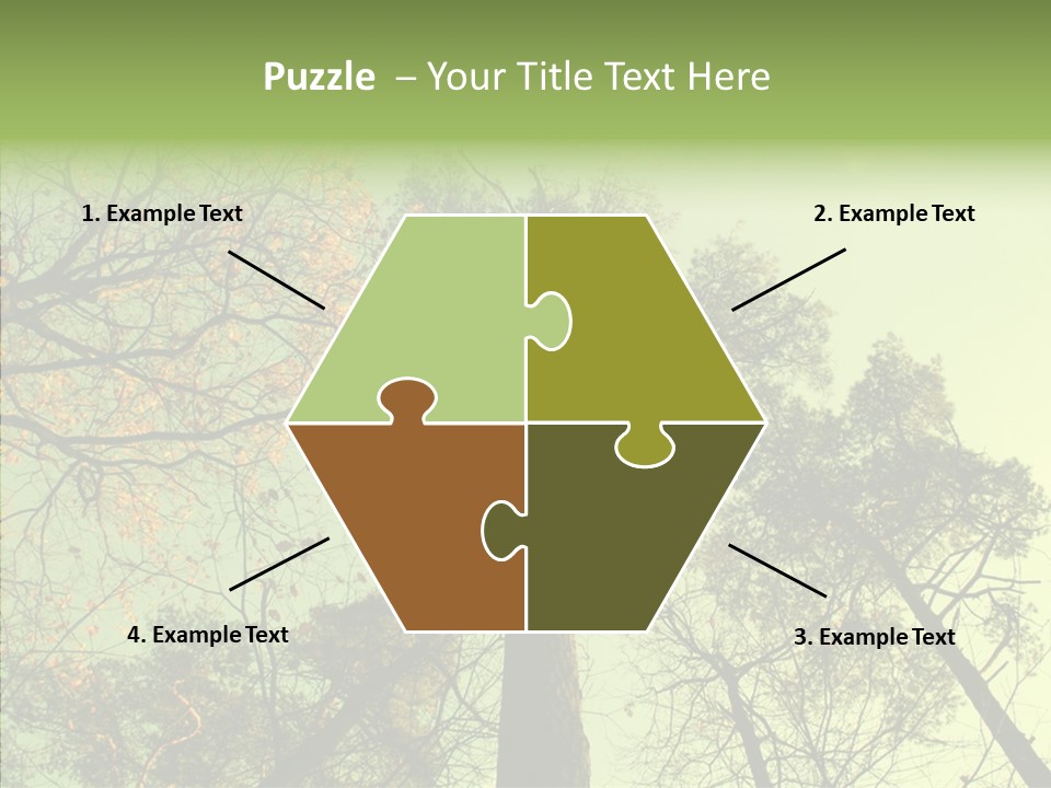 Forest Tree Landscape PowerPoint Template