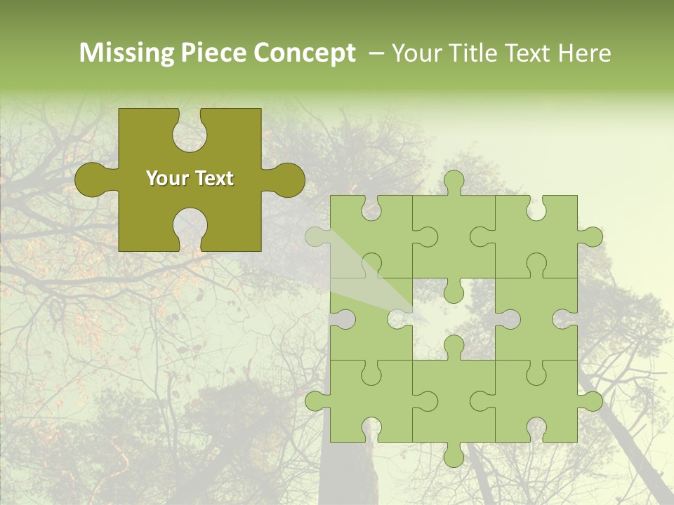 Forest Tree Landscape PowerPoint Template