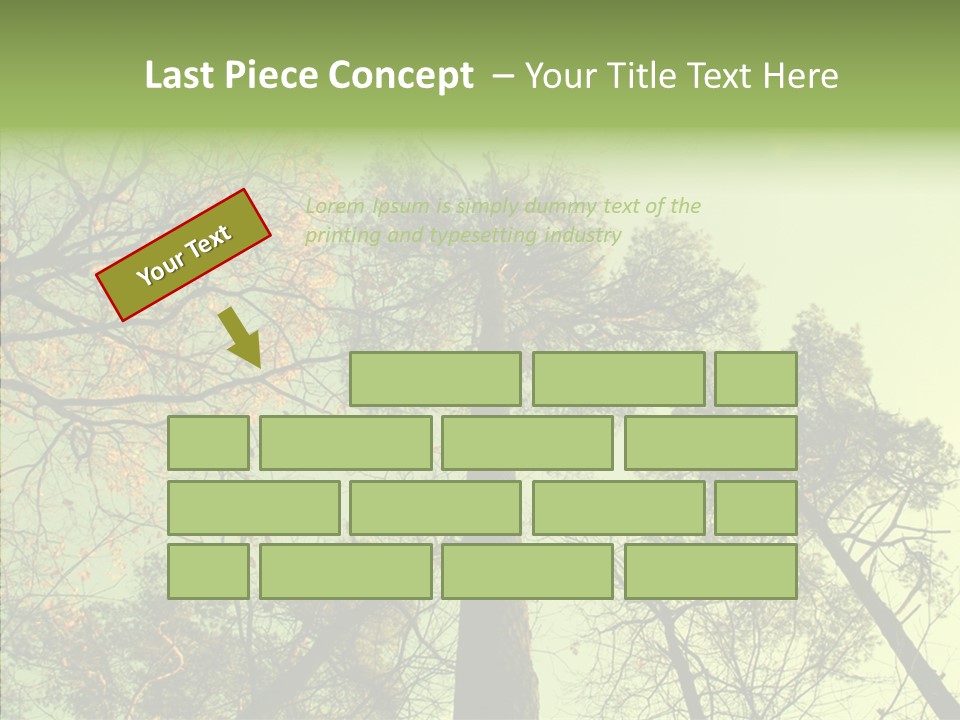 Forest Tree Landscape PowerPoint Template