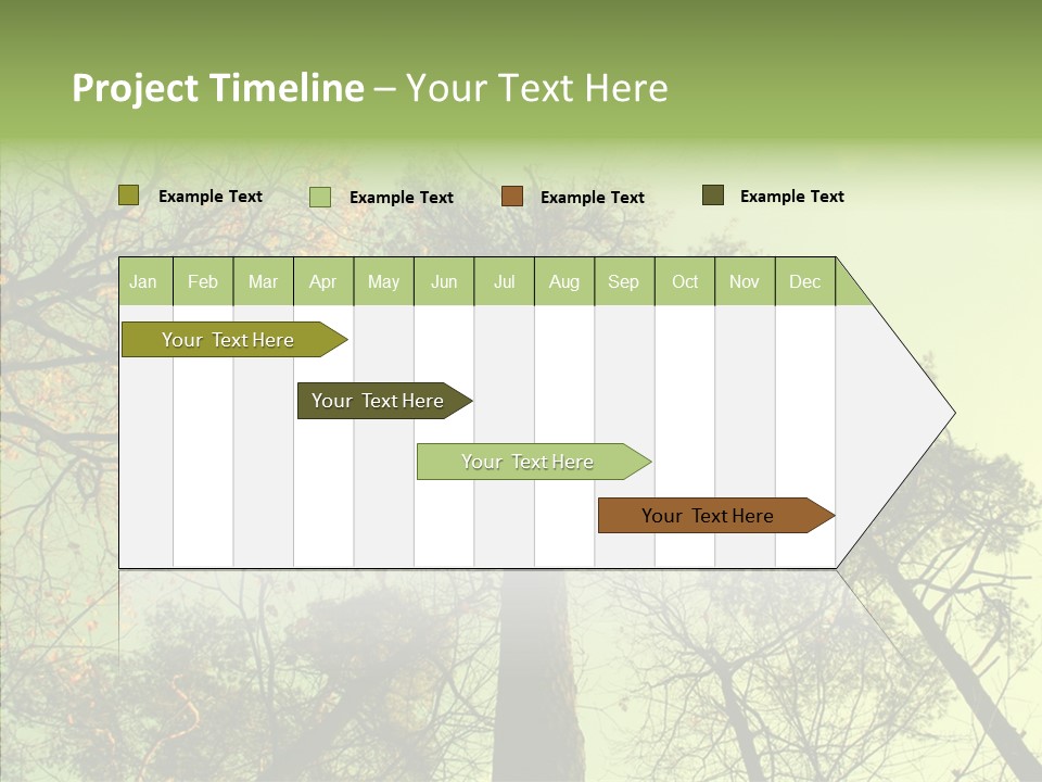 Forest Tree Landscape PowerPoint Template