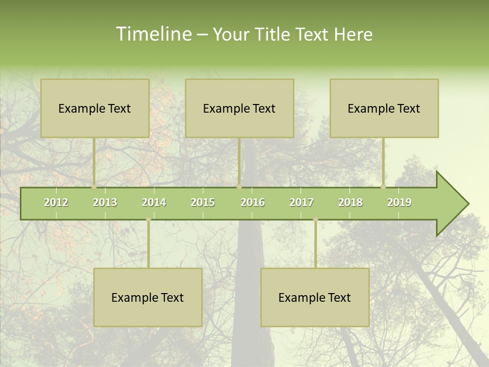 Forest Tree Landscape PowerPoint Template