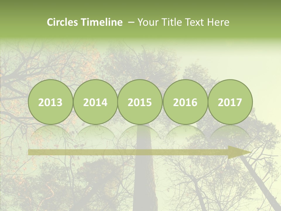 Forest Tree Landscape PowerPoint Template