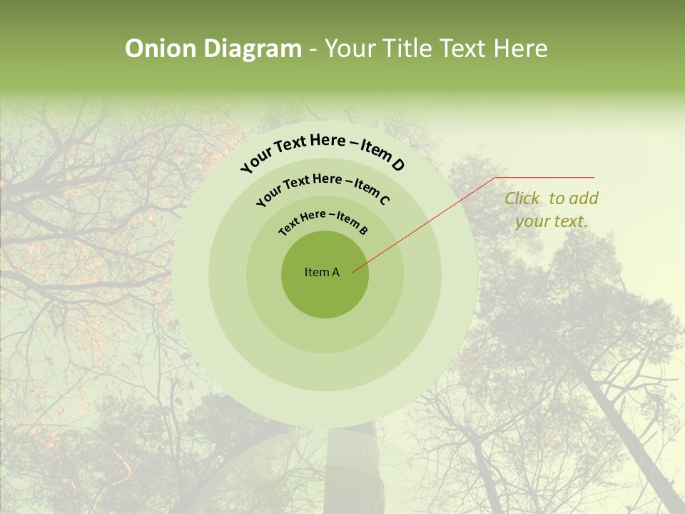 Forest Tree Landscape PowerPoint Template