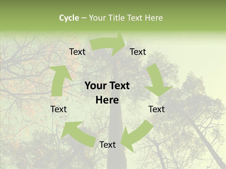 Forest Tree Landscape PowerPoint Template