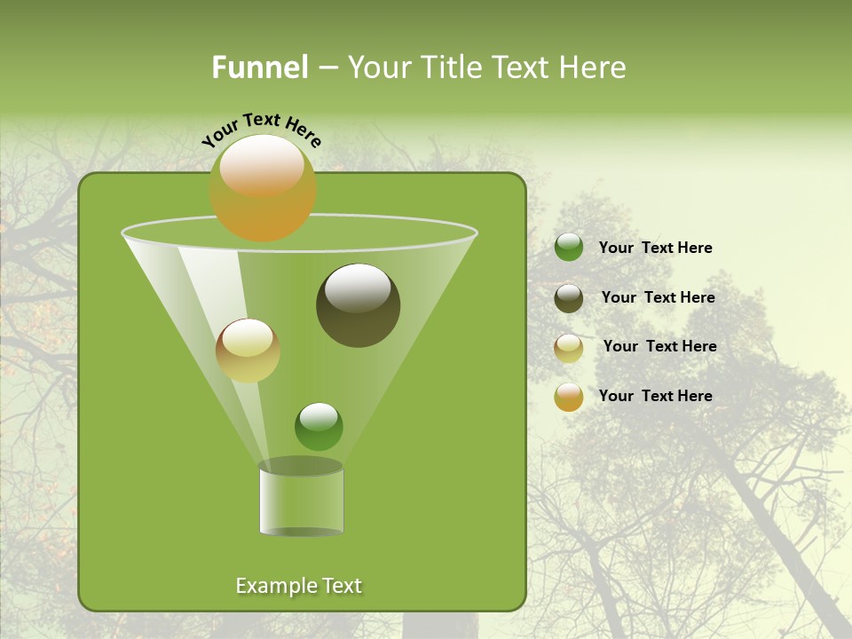 Forest Tree Landscape PowerPoint Template