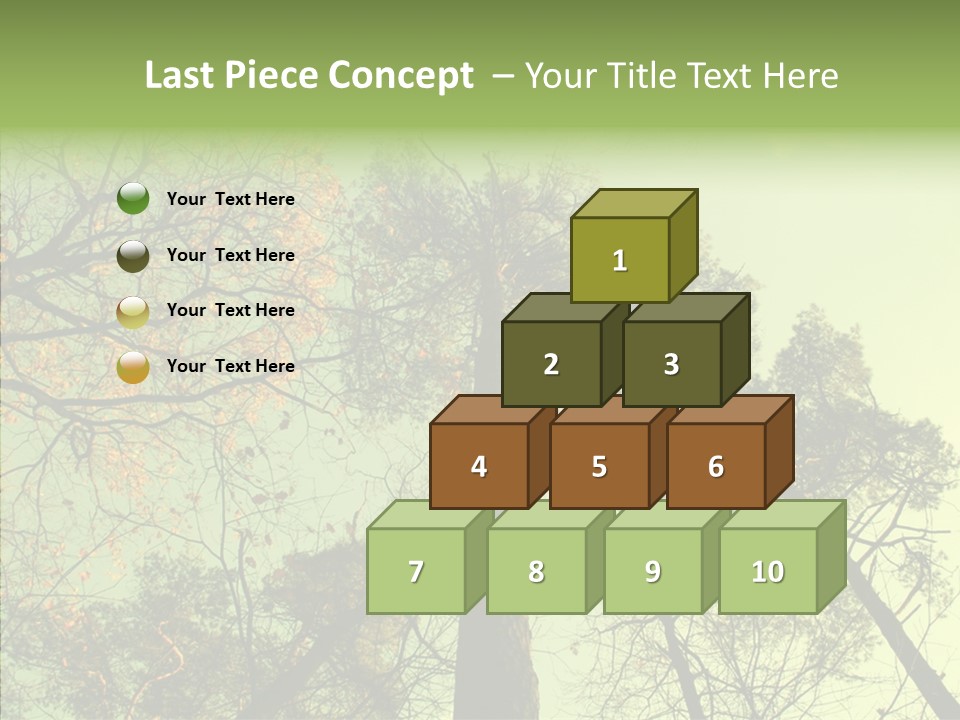 Forest Tree Landscape PowerPoint Template