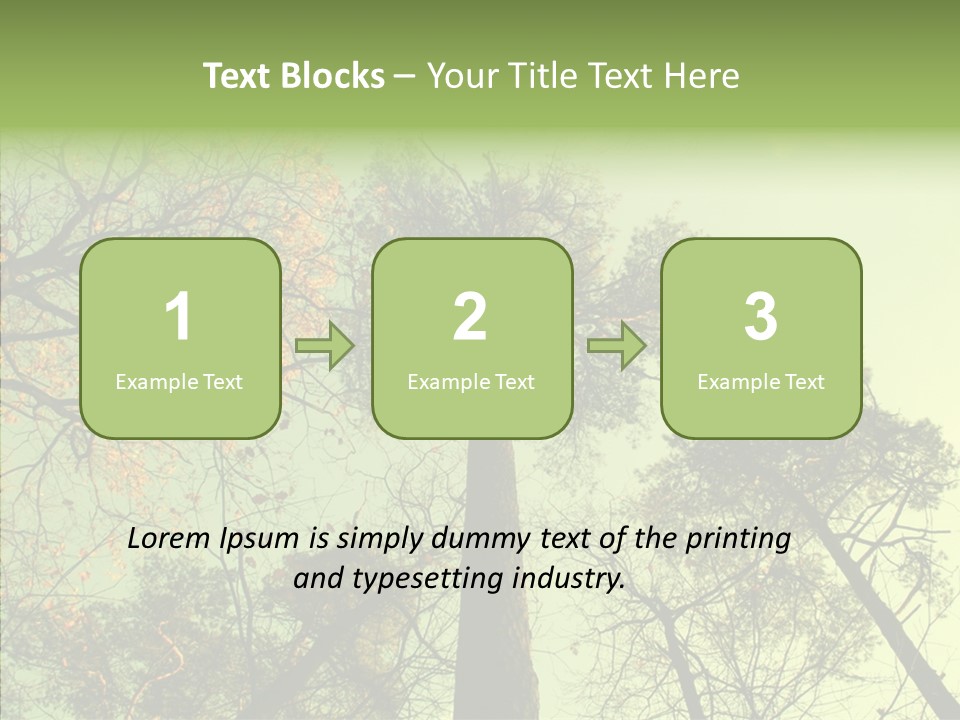 Forest Tree Landscape PowerPoint Template