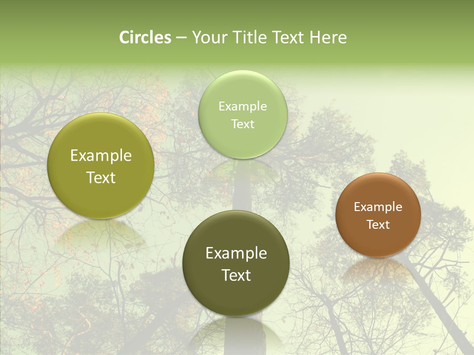Forest Tree Landscape PowerPoint Template