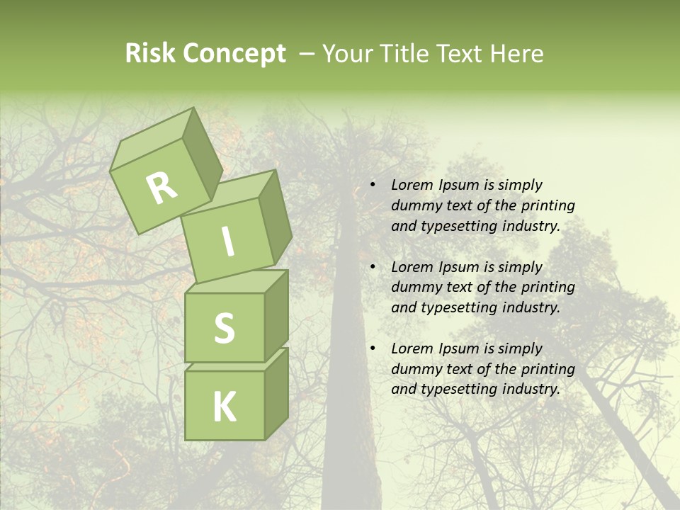 Forest Tree Landscape PowerPoint Template