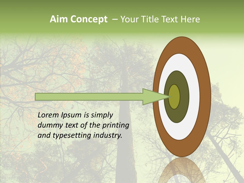Forest Tree Landscape PowerPoint Template