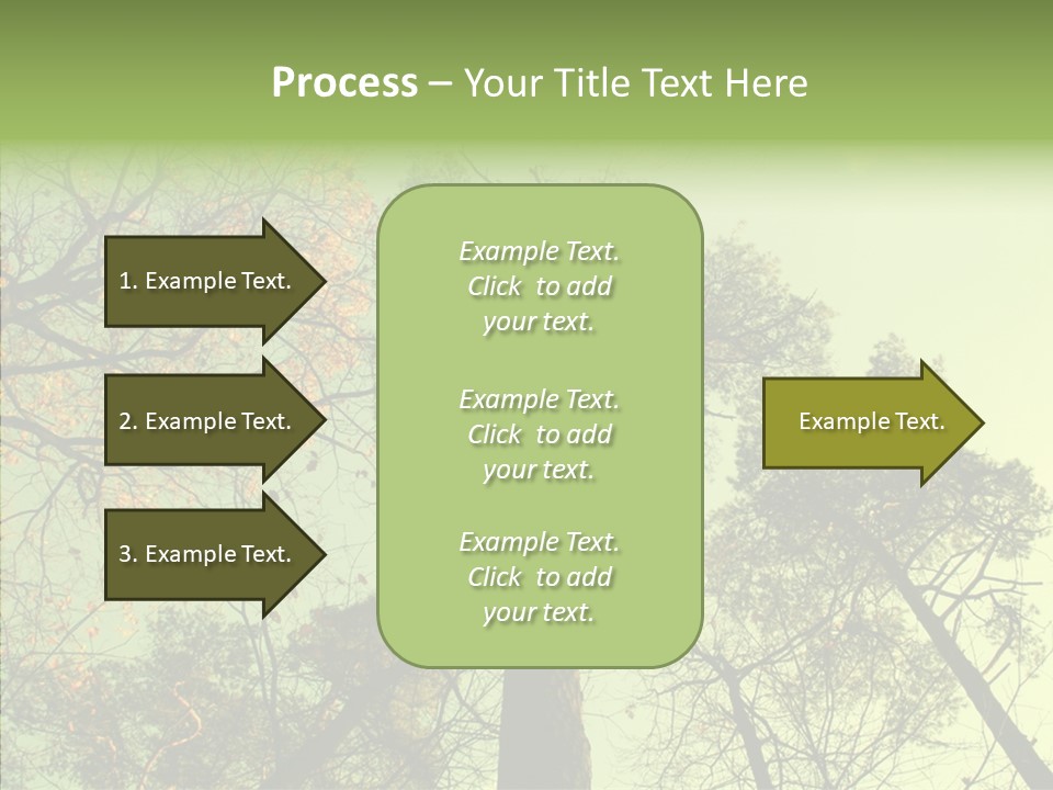 Forest Tree Landscape PowerPoint Template