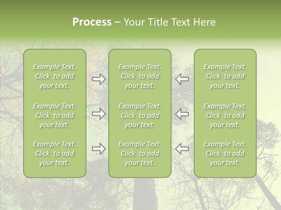 Forest Tree Landscape PowerPoint Template