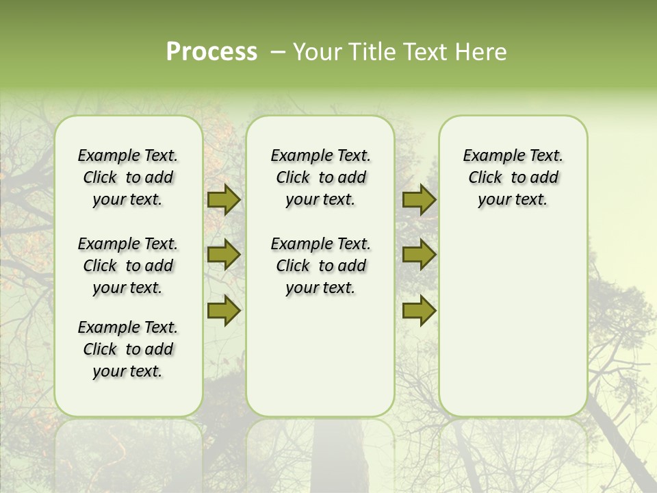 Forest Tree Landscape PowerPoint Template