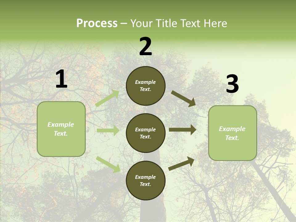 Forest Tree Landscape PowerPoint Template