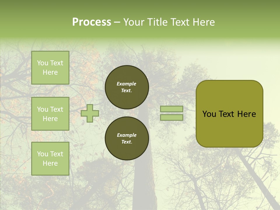 Forest Tree Landscape PowerPoint Template