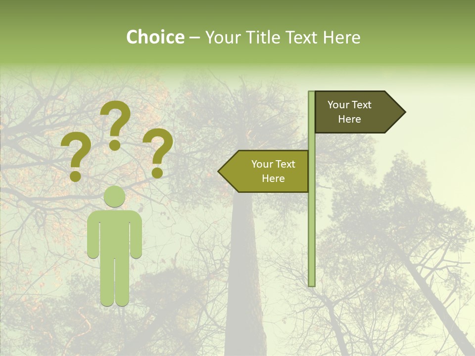 Forest Tree Landscape PowerPoint Template