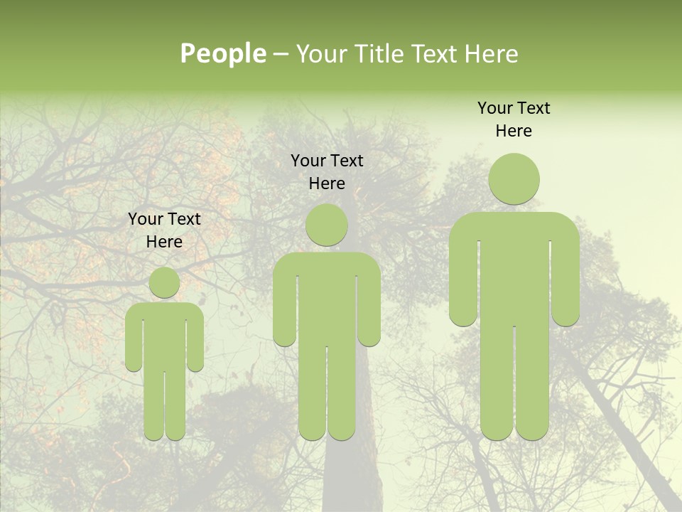 Forest Tree Landscape PowerPoint Template