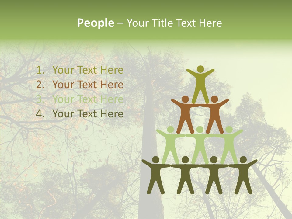 Forest Tree Landscape PowerPoint Template