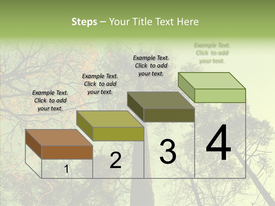 Forest Tree Landscape PowerPoint Template
