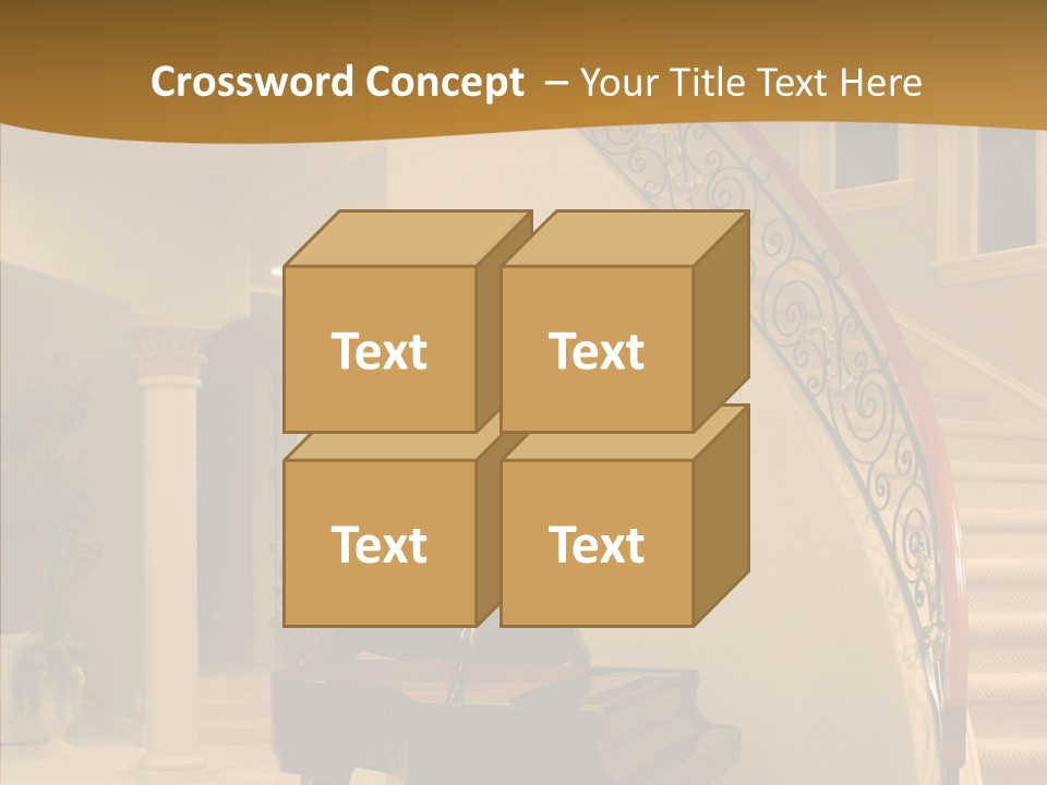 Climb Residential Mansion PowerPoint Template