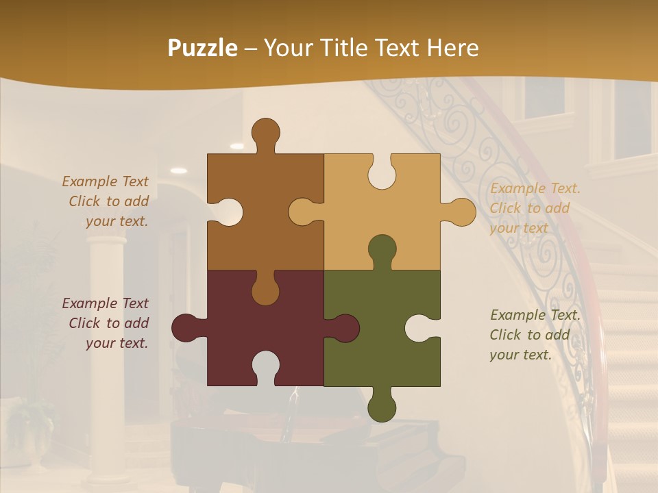 Climb Residential Mansion PowerPoint Template