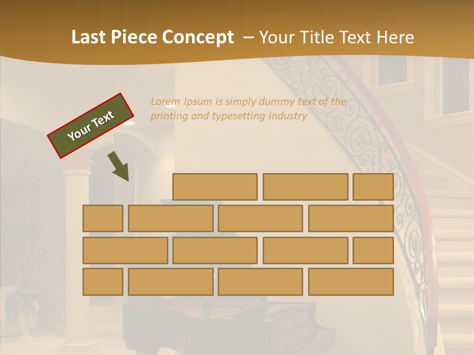 Climb Residential Mansion PowerPoint Template