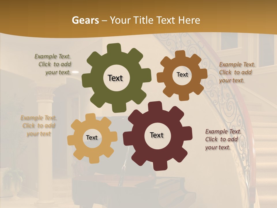 Climb Residential Mansion PowerPoint Template