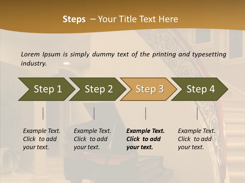 Climb Residential Mansion PowerPoint Template