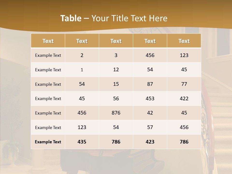 Climb Residential Mansion PowerPoint Template