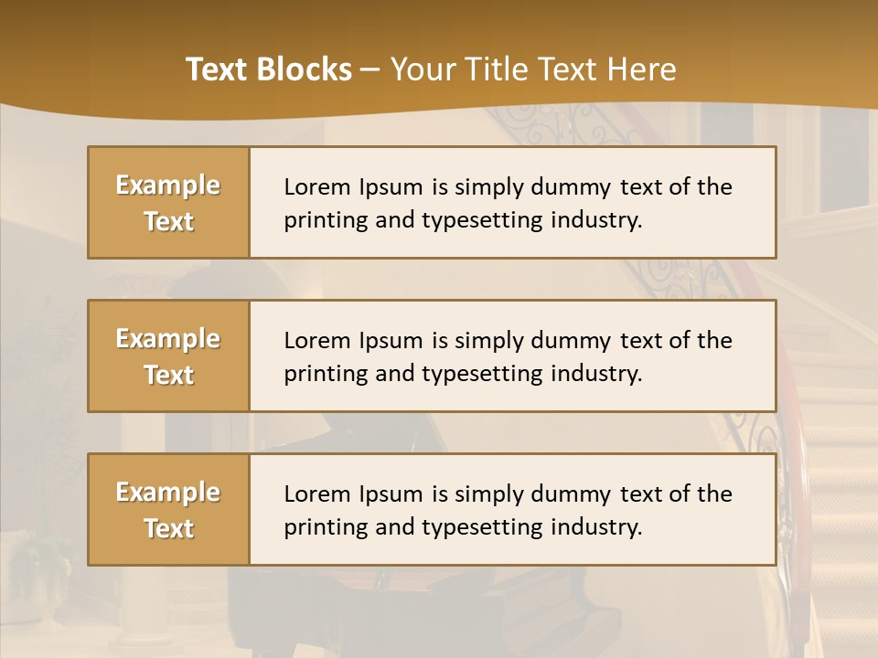 Climb Residential Mansion PowerPoint Template