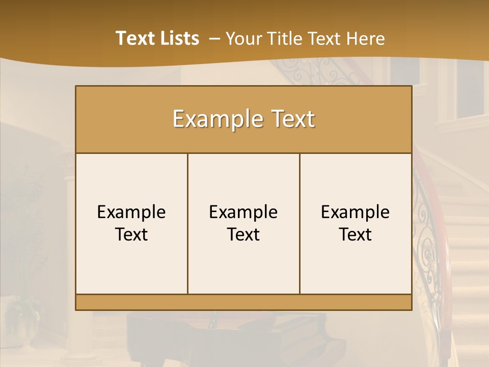 Climb Residential Mansion PowerPoint Template
