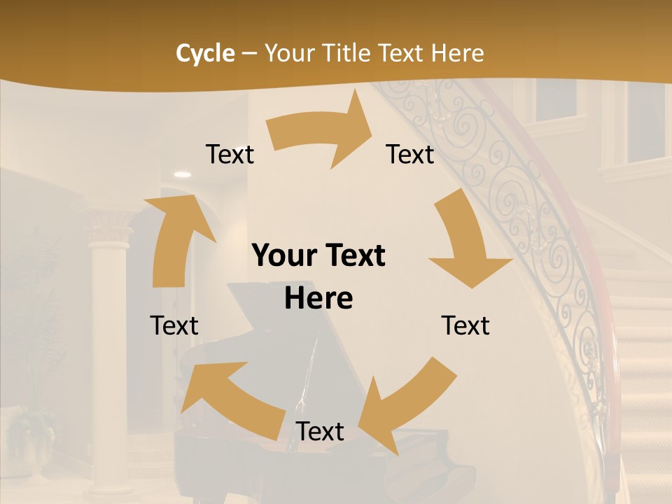 Climb Residential Mansion PowerPoint Template