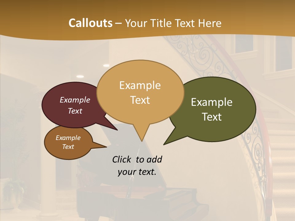 Climb Residential Mansion PowerPoint Template