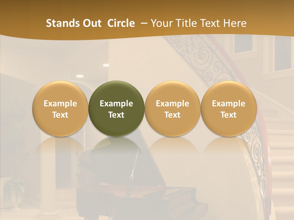 Climb Residential Mansion PowerPoint Template