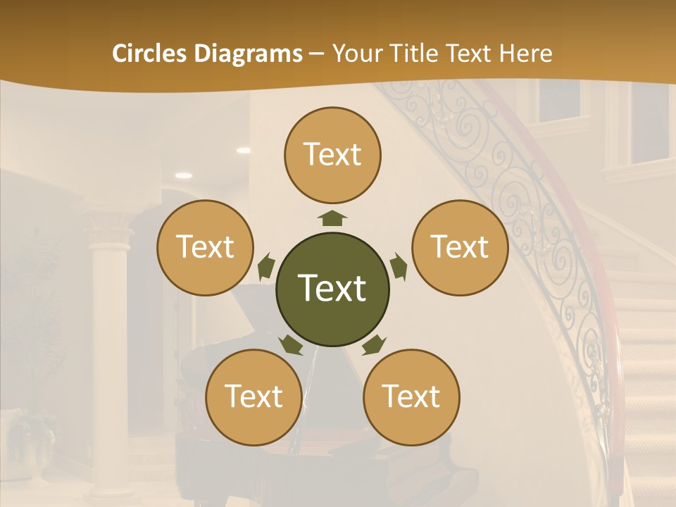 Climb Residential Mansion PowerPoint Template