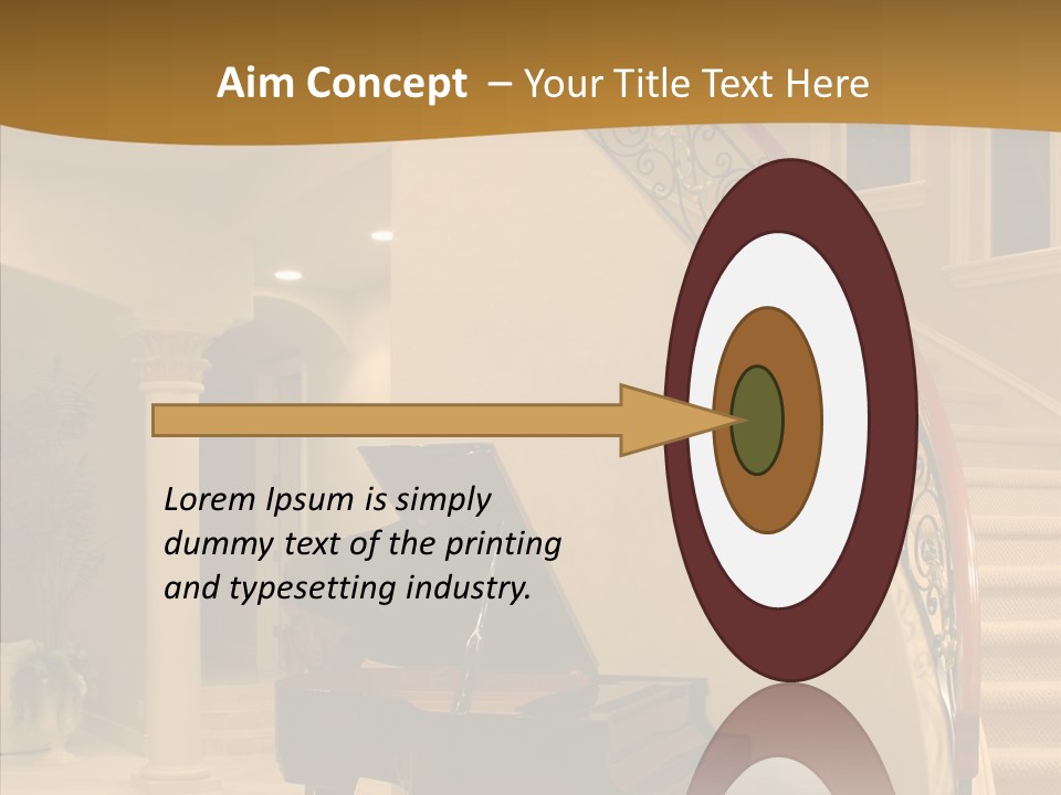 Climb Residential Mansion PowerPoint Template