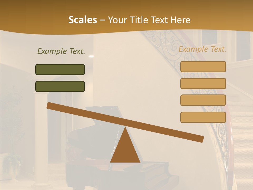 Climb Residential Mansion PowerPoint Template