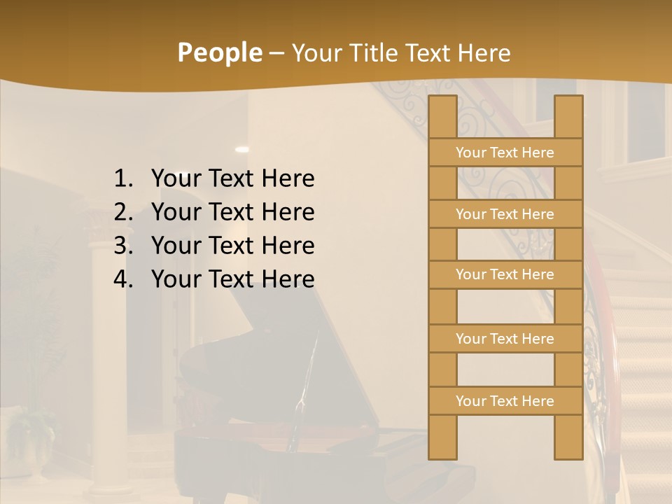 Climb Residential Mansion PowerPoint Template