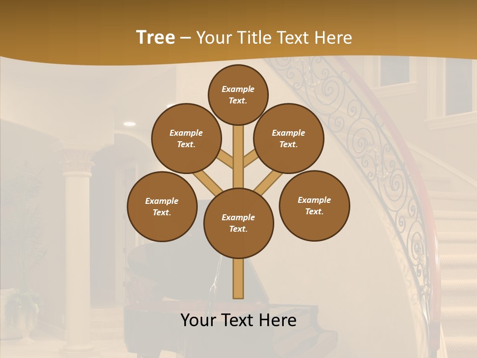 Climb Residential Mansion PowerPoint Template